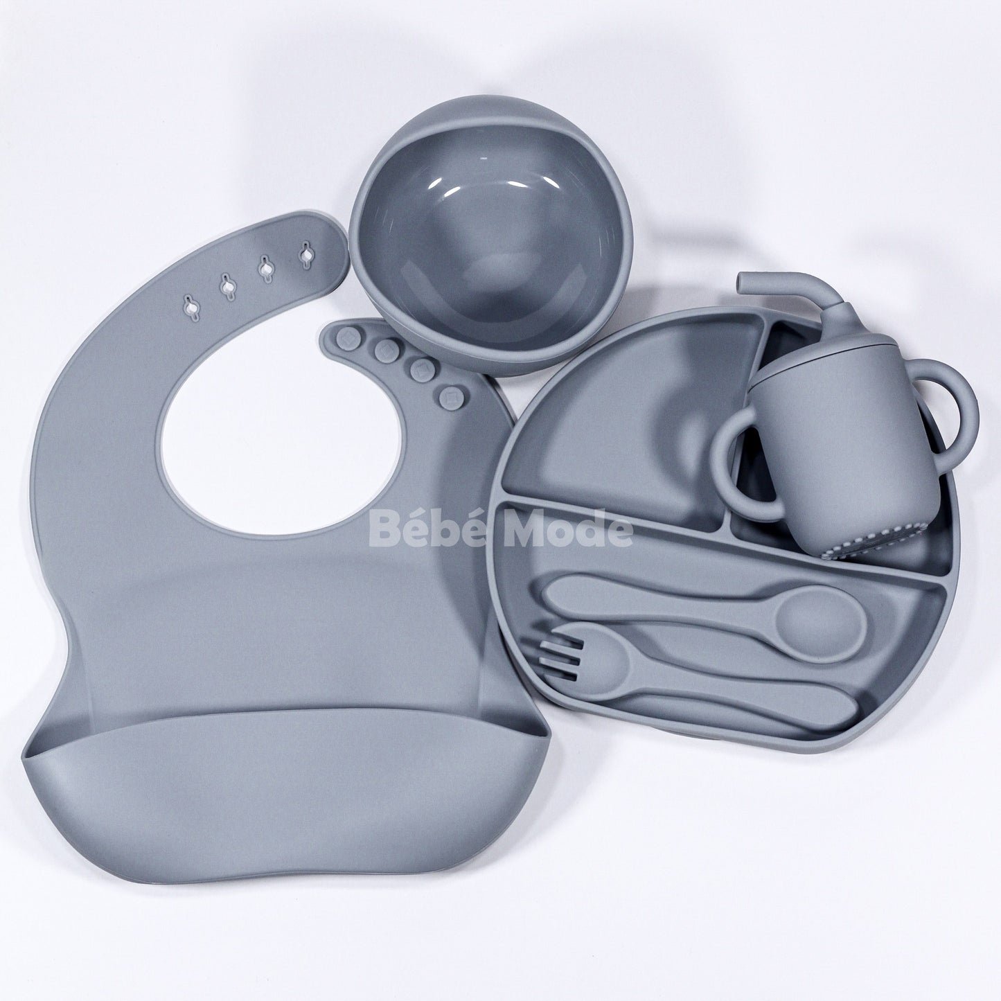 Ensemble de Vaisselle en Silicone 6 pcs pour Bébè