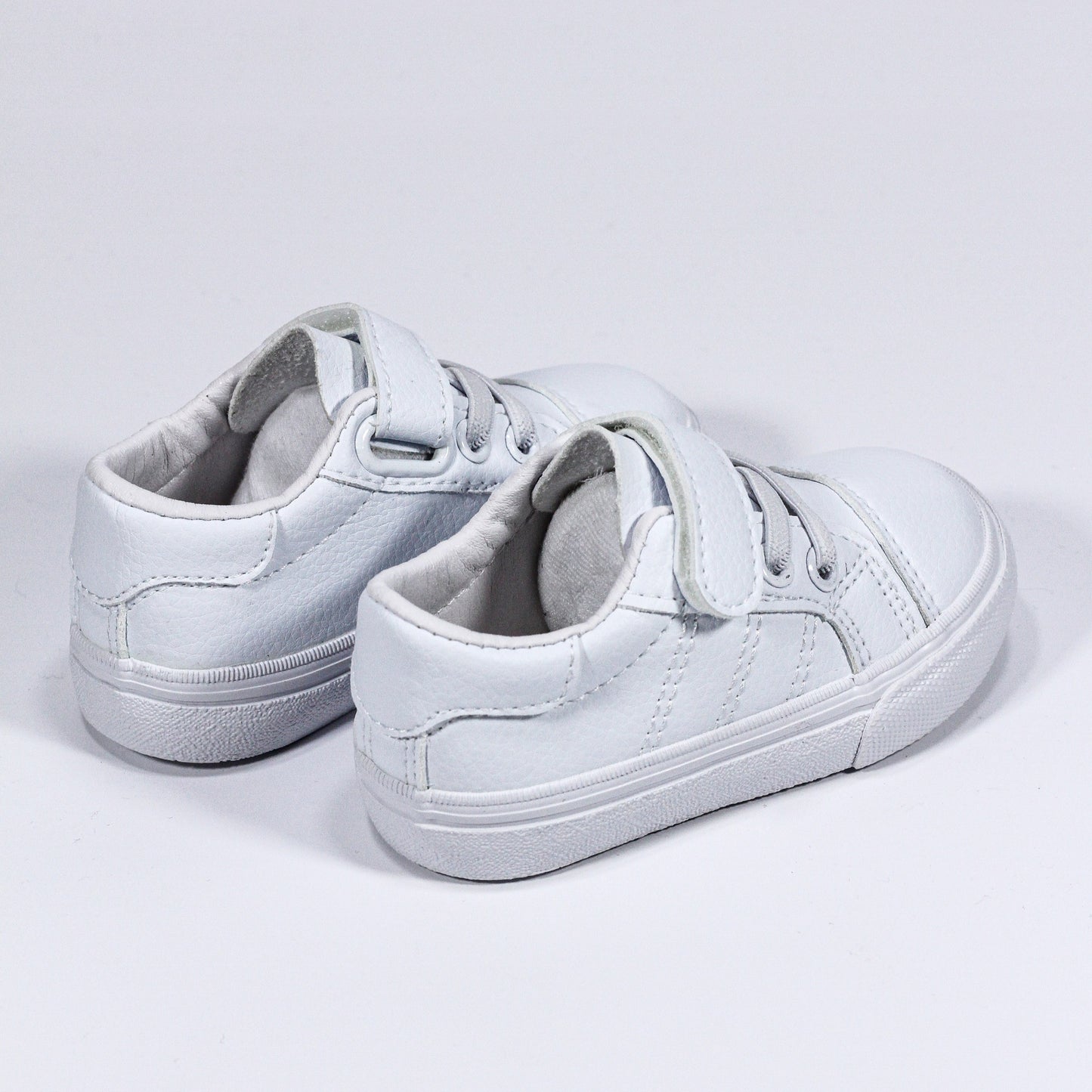 Chaussures bébé mixte en semi-cuir avec fermeture à scratch