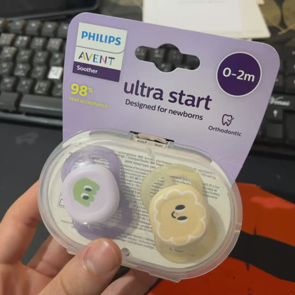 Philips Avent - Sucette 2 pieces - Ultra Start SCF075/06
