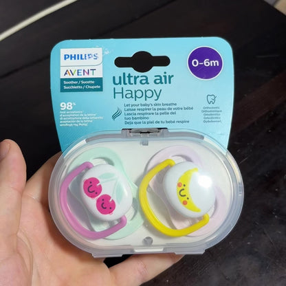 Philips Avent - Sucette 2 pieces - Ultra Air Happy SCF080/09