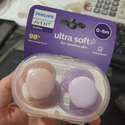 Philips Avent - Sucette 2 pieces - Ultra Soft SCF091/32