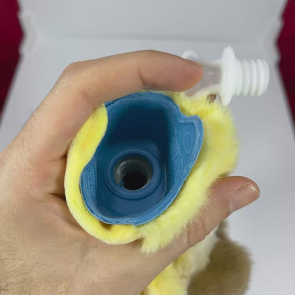 Bouillotte en peluche avec housse dessin animé – Chauffe-mains & pieds