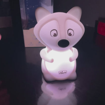 Chicco – Veilleuse Sweet Lights rechargeable et portable – Motif Renard