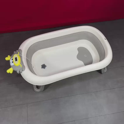 Baignoire pliable avec thermomètre intégré