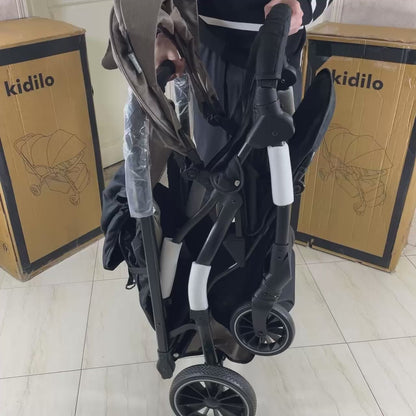 KIDILO – Poussette Double Jumeaux LB200