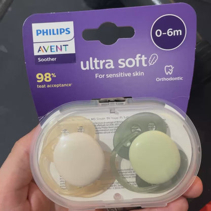 Philips Avent - Sucette 2 pieces - Ultra Soft SCF091/32