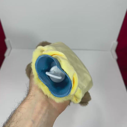 Bouillotte en peluche avec housse dessin animé – Chauffe-mains & pieds
