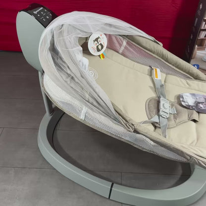 Popypapa – Balancelle électrique pour bébé avec Bluetooth