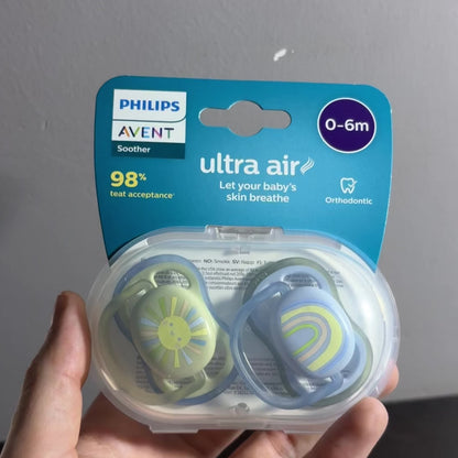Philips Avent - Sucette 2 pieces - Ultra Air SCF085/30