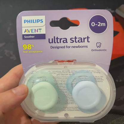 Philips Avent - Sucette 2 pieces - Ultra Start SCF075/05