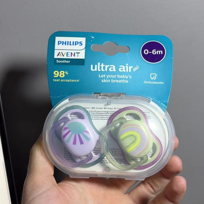 Philips Avent - Sucette 2 pieces - Ultra Air SCF085/30