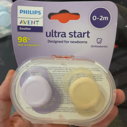 Philips Avent - Sucette 2 pieces - Ultra Start SCF075/05