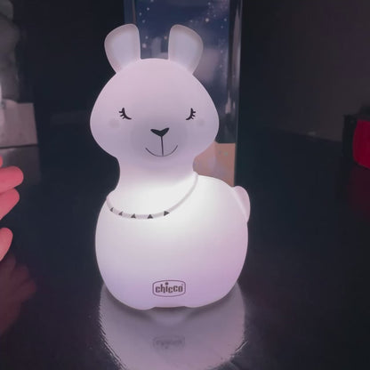 Chicco – Veilleuse Sweet Lights rechargeable et portable – Motif lama