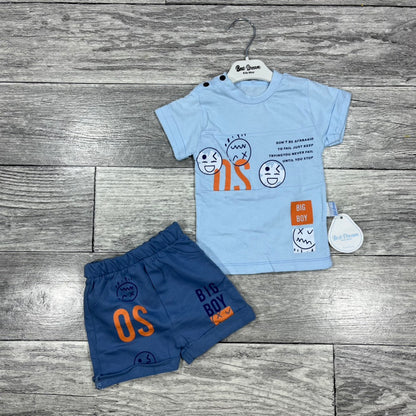 Ensemble t-shirt + short - 2 pièces
