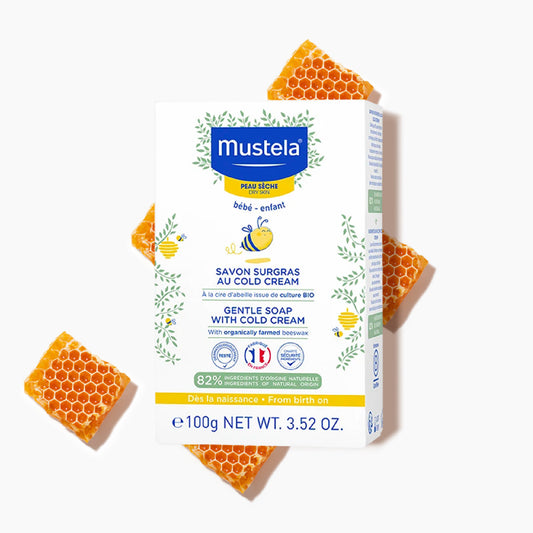 Mustela - Savon Surgras au Cold Cream à la Cire d'Abeille